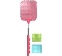 Fackelmann Telescopic Fly Swatter, Plastic, stainless steel, Pink, Blue, Green, Téléscopique