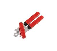 Fackelmann Tin Opener for Lefties, Multi-Ply, Red/Silver