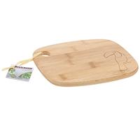 FACKELMANN Chopping Board, Bamboo, Brown, 20 x 14,5 cm