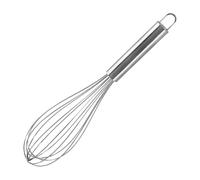 Fackelmann Whisk, Stainless Steel, Balloon Wire Egg Whisker, Whipping & Beating Cream, Robust Sturdy Wires, Dishwasher Safe, Manual Coffee Whisking, Baking Beating & Stirring, 26cm