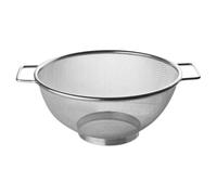 Fackelmann Wire 26cm Colander, Stainless Steel, Fine Mesh Sieve, for Straining, Drainer with Sturdy base & Two Handles, Twin Handle Free standing Rice & Flour Sifter, Pasta Noodle & Vegetable Strainer