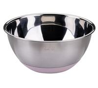 Fackelmann x Pamela Reif Stainless Steel Bowl 2.5 L - Premium Stainless Steel Mixing Bowl with Silicone Base for Serving, Cooking & Baking, Cleaning by Hand