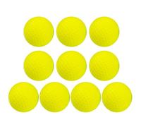 FackLOxc 10Pcs Foams Golf Ball PU Practice Realistic Feel Long Lasting Limited Flight Practice for Backyard Pu Foams Soft Golfs