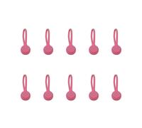 FackLOxc 10pcs Minimalists Silicone Cord Organizers Clip For Tidy Desk Management Suitable For Various Cable Earbuds