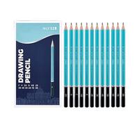 FackLOxc 12PCS Art Pencils Wood Sketch for Artists and Students Ergonomic Hexagonal Grip for Sketching Drawing Set