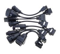 FackLOxc 8x Adapter Cables Diagnostic Connector for Truck Engine Control Unit Programming Heavy Duty Vehicle Diagnostic Tool Heavy Duty ABS Cable
