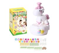 FackLOxc Children Flower Making Kits Pressing Machine Craft Toy for Art and Craft Project Making Accessories Kids Pressing Machine Toy