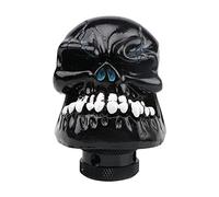 FackLOxc Creative Auto Styling Gear Stick Shift Knob Car Modified Skull for Head Shifter Skeleton Gear Shift Knob Stick Unive Auto Styling Interior Decoration Manual Head Modified Skull