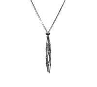 FackLOxc Crystal Quartzs Net Necklace Empty Stone Holder Adjustable Mesh Pocket Pendant Neckchain Crystal Cage Necklaces Statement Necklace