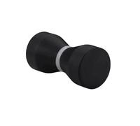 FackLOxc Double Sided Door Handle Aluminum Alloy Sliding Glass Hardware Bathroom Aluminum Alloy Round for Glass Doors Quick Installation