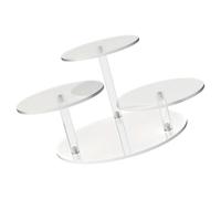 FackLOxc Duty Acrylic Display Stand with AntiSlip Base Holds Plant Cosmetic Bottles and Offices Supplies Securely Chance Box Display