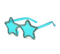 FackLOxc Glittering Frame for Shows and Daily Wear Decorative Costume 2000s Fashion Accessories Candy Color Sun Glasses Music Festival