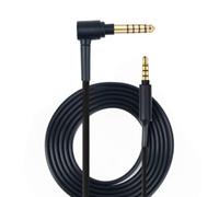 FackLOxc Headphone Extension Cable with Gold Plate Connectors for 1000XM5 XM4 XM3 100AAP 100ABN Cord Sound Black Cable