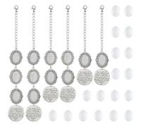 FackLOxc Jewelry Making Set Wedding Bouquet Charm Alloy Texture Wedding Bouquet Photo Charm Set for Crafting Elegant Brooches Heart Pendant Jewelry