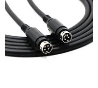 FackLOxc MultiLength 4Pin DIN Speakers Wire for R1700BT R1600TIII Speakers Cable Reliability Sound with ABS Covers Cable