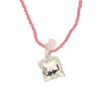 FackLOxc Pendant Necklace Resin Necklace Clear Water Bag Pendant Choker Fashionable Neck Jewelry for Women Kids and Men