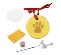 FackLOxc Pet Paws Print Impressions Set Create Lasting Display Memories with Soft Clay and Protective Display Stand Pet Memory Keepsakes