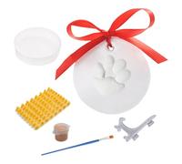 FackLOxc Pet Paws Print Impressions Set Create Lasting Display Memories with Soft Clay and Protective Display Stand Pet Memory Keepsakes