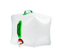 FackLOxc Portable Water Carriers Bag with Tap Folding Container Large Capacity Square Bucket Camping Equipment Space Saving Folding Container