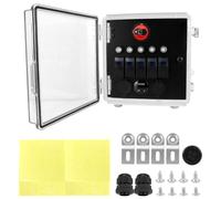 FackLOxc Pre Compiled 5 Change Panel with USB Device Butt Flame IP67 Evaluated ABS Pen for Trucks Backpackers Boats