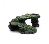 FackLOxc Reptiles Hide Resin Landscape Rock Turtle Basking Platform Calciums SupplementsHide Cave Reptiles Decors For Sun Bathing