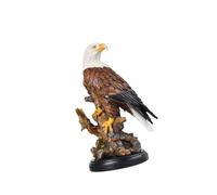 FackLOxc Resins Bald Hawks Figurines Magnificent Statue Decors Animal Sculptures Decorative Ornament for Garden Bedroom Bald Outdoor Statues Yard