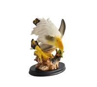 FackLOxc Resins Bald Hawks Figurines Magnificent Statue Decors Animal Sculptures Decorative Ornament for Garden Bedroom Bald Outdoor Statues Yard