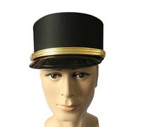 FackLOxc Security Guard Hat Carnivals Doorman Hotel Waiter Christmas Cosplay Solider Security Guard Soldier Hats for Kids Costume Hats for Male