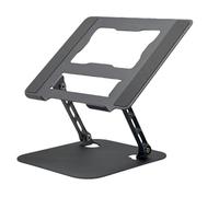 FackLOxc Tablets Stand Bracket Desk Adjustable Tablets Foldable Aluminum Desktop Laptop for 10-17inch Portable Desk