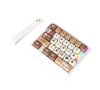 FackLOxc Tactiles 29Key Keyboards with AntiGhost and N Rollover for Competitive Esports Player Hot Swappable Gaming Keyboards