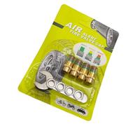 FackLOxc Visual Tire Pressure Monitor Cap with Color Coded Alert Showing Green Normal Yellow Low Red Danger for Quick Check Fit All Vehicles Pressure Warning Cap