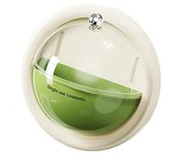 FackLOxc Wall Mount Rotating Flipping Cover Cosmetic Storage Box Hanging Organizers for Bathroom Makeup Accessories Drillless Makeup Storage Box
