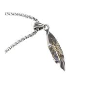 FackLOxc Wishing Stone Pendant Necklace Vintage Sweater Chain Simple Collar Necklace Adjustable Neck Chain Jewelry for Women Men