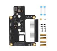 FackLOxc X1015 PCIE to NVMe Disk Featuring Official Heat Sink Compatibility Enhances Expansion Board PCIe to NVMe Disk Board