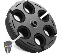 Facmogu Multi Microphone Holder, Aluminum Multi Mic Holder Holds up to 6 Mics, W