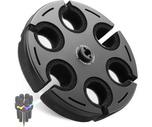 Facmogu Multi Microphone Holder, Aluminum Multi Mic Holder Holds up to 6 Mics, W