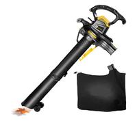 FAcoLL 3 in 1 Electric Leaf Blower, 3800W Garden Leaf Blower & Vacuum Shredder with 40LCollection Bag, 16:1 Shredding Ratio, for Blowing Leaves, Chips, Dust, Debris, Grass Cuttings