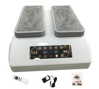 FAcoLL Electric Pedal Exerciser, 30-Speed Leg Exerciser, Remote Control Sitting Walking Machine, Portable Stepper Trainer for Elderly Reduce Joint Discomfort Pain Fatigue
