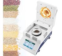 FAcoLL Lab Moisture Analyzer, Precision Lab Moisture Tester with High-Efficiency Halogen Lamp, Tester Halogen Moisture Meter with Temperature Control 60-160 ℃, for Rapid Moisture Test 100g 0.001g