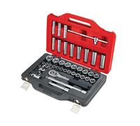Facom 1/2"D Metric Socket Set 41 Piece Deep & Standard Single Hex FCMSL151EP41