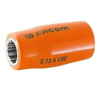 Facom 1/2" Drive 1000v Insulated Bi Hexagon Metric Socket 1/2" 10mm