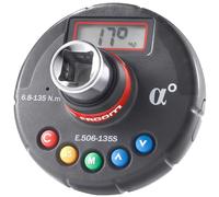 FACOM E.506-135S Series E.506 Electronic Torque/Angle Adapter, 6.7 135.0N.m Capacity, 80 mm Length