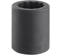 Facom 1/2" Drive Bi Hexagon Impact Socket Metric 1/2" 30mm