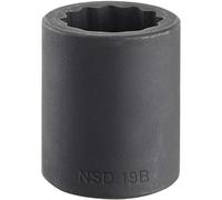 Facom 1/2" Drive Bi Hexagon Impact Socket Metric