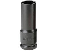 Facom 1/2" Drive Deep Thin Wall Hexagon Impact Socket 1/2" 19mm