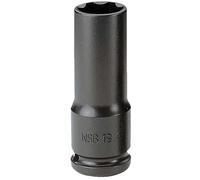 Facom 1/2" Drive Deep Thin Wall Hexagon Impact Socket 1/2" 18mm