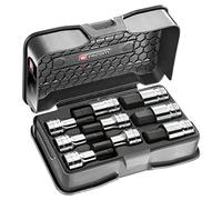 FACOM STM.J9APB Set of 6 Metric Hex Bit Screwdriver Sockets 1/2 Inch 5-19 mm