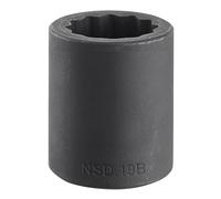 FACOM 1/2 Inch Impact 12-Point Socket Spanner 12 mm, 1 Piece, NSD.12B