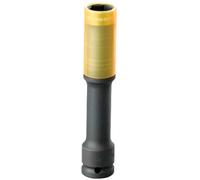 Facom 1/2" Long Reach Reinforced Impact Socket for Alloy Wheels Metric