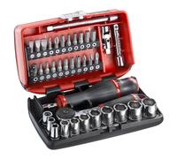 FACOM 1/4 Drive Metric 6-Point Socket Set, 38-Piece